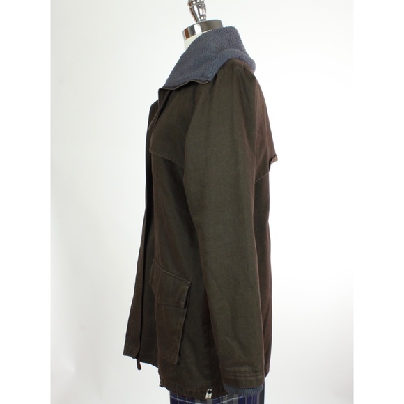 One Teaspoon Knit and Faux Fur Trim Parka US 6 - Picture 4 of 8